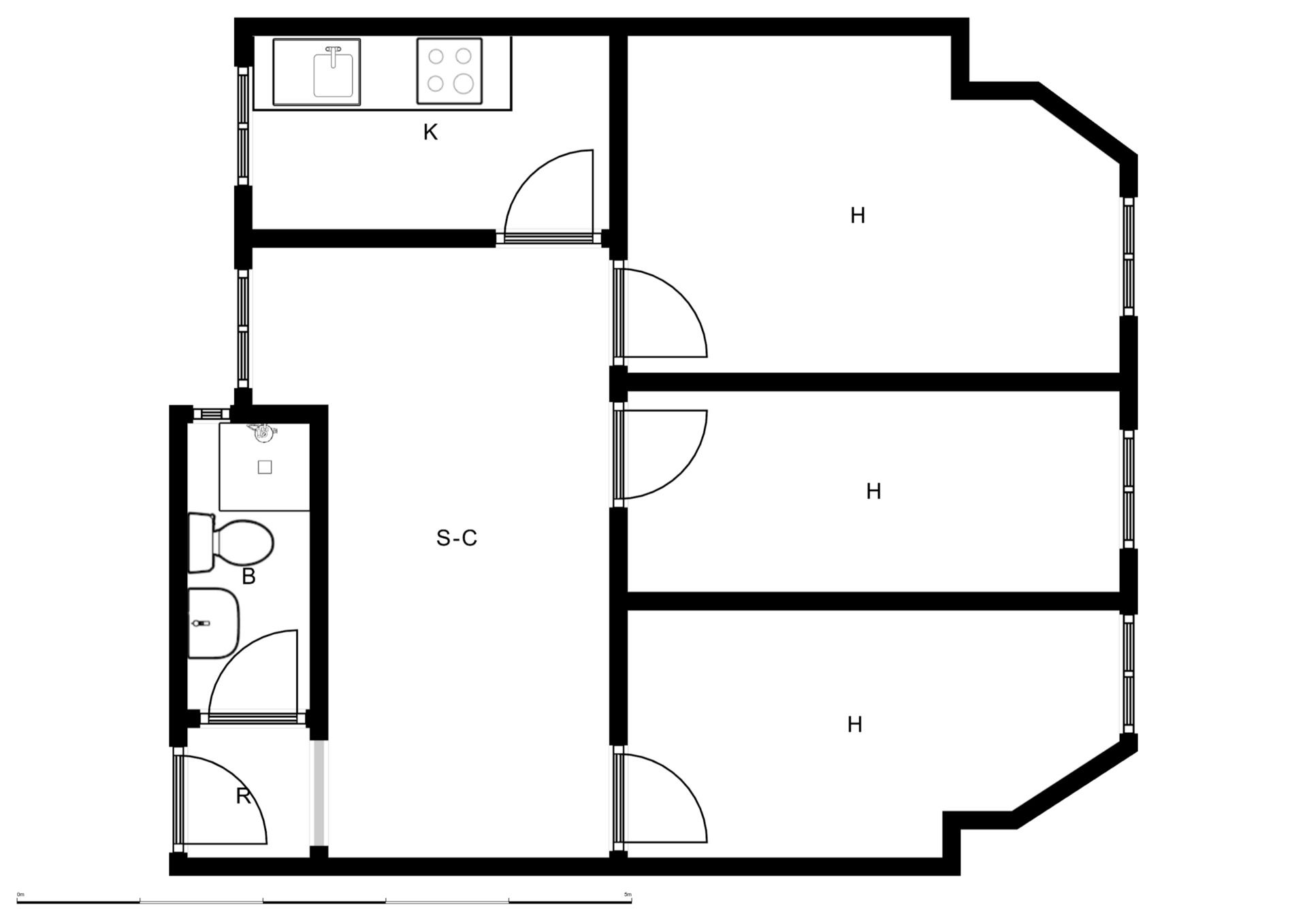 Flat for sale in Riera