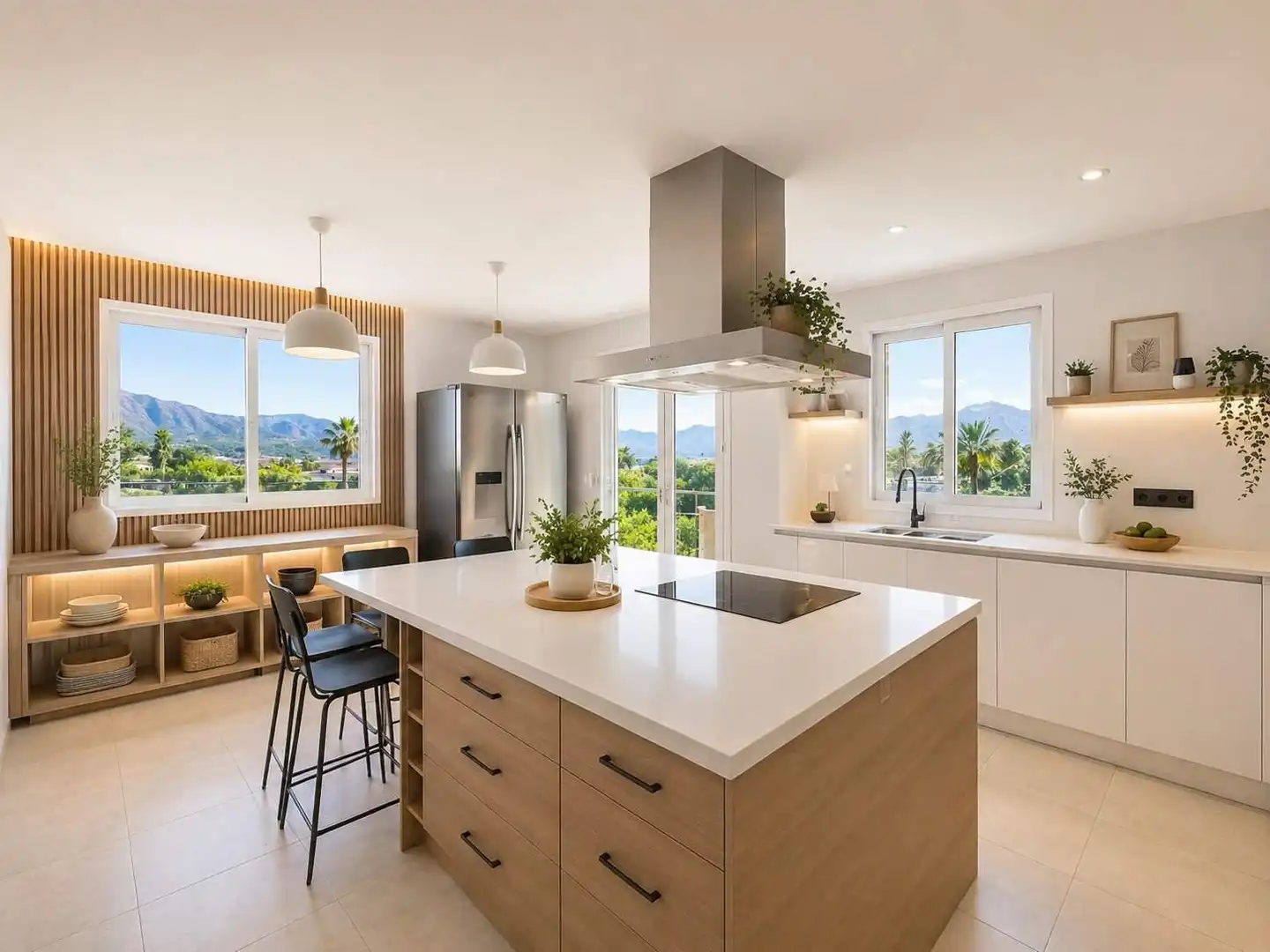 Cocina de Casa adosada en venta en Almoines con Aire acondicionado, Terraza y Balcón