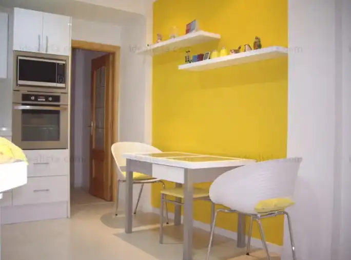 Dining room of Flat for sale in Valencia  with Air Conditioner, Terrace and Furnished