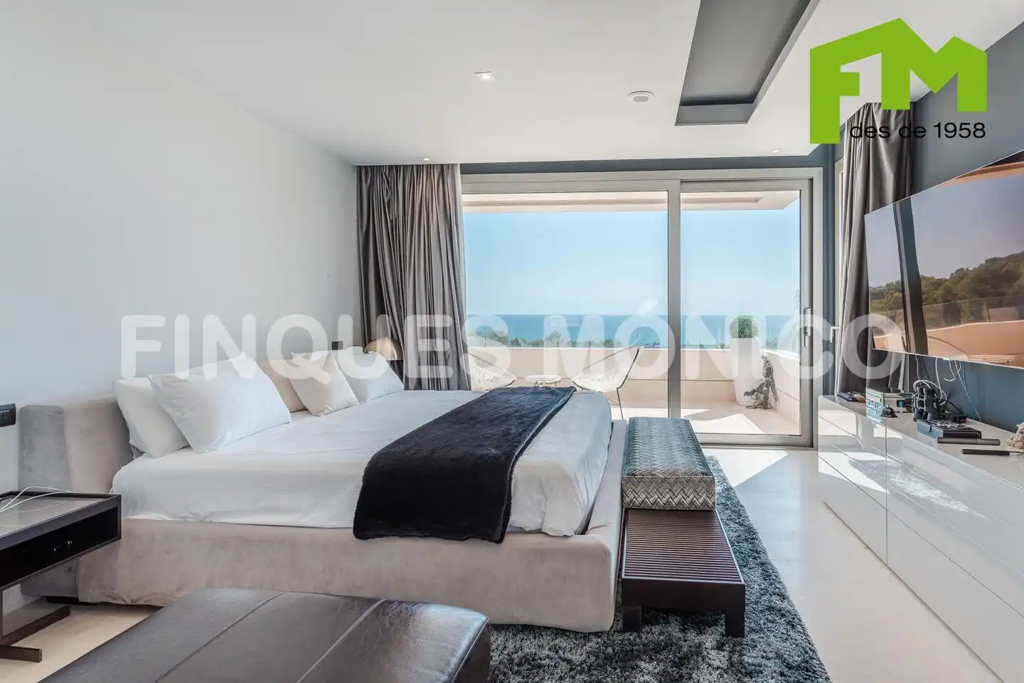 Bedroom of Houses for sale in Teià  with Air Conditioner, Heating and Private garden