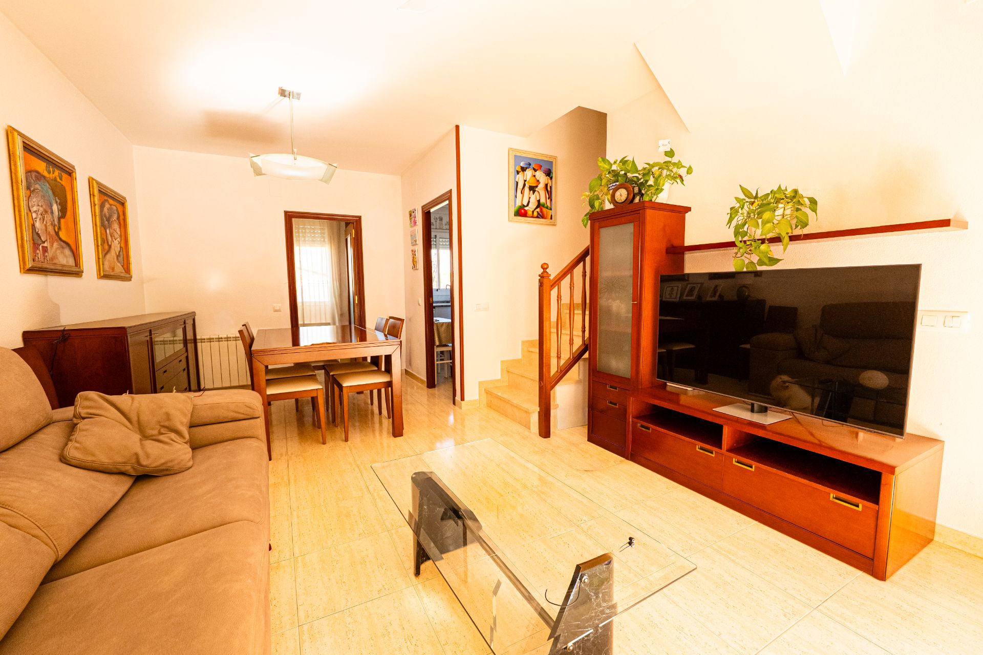 Living room of Single-family semi-detached for sale in El Vendrell  with Air Conditioner, Terrace and Storage room