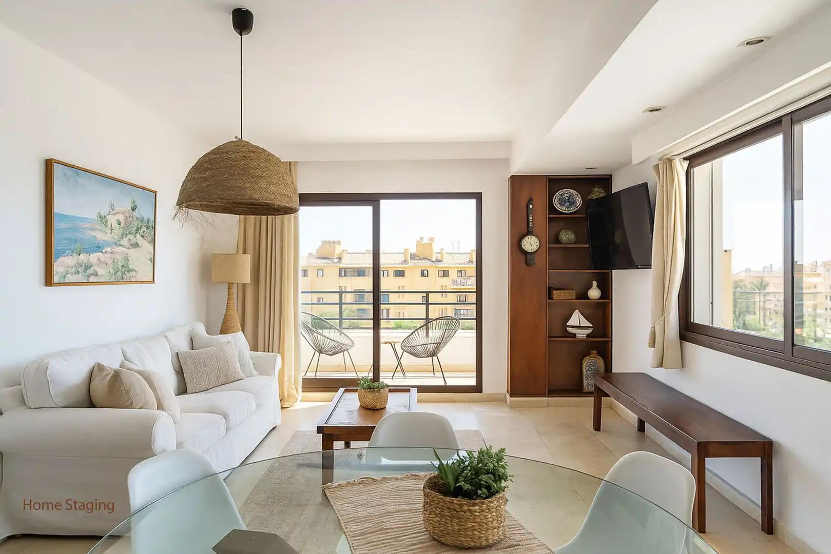 Sala d'estar de Apartament en venda en San Pedro de Alcántara
