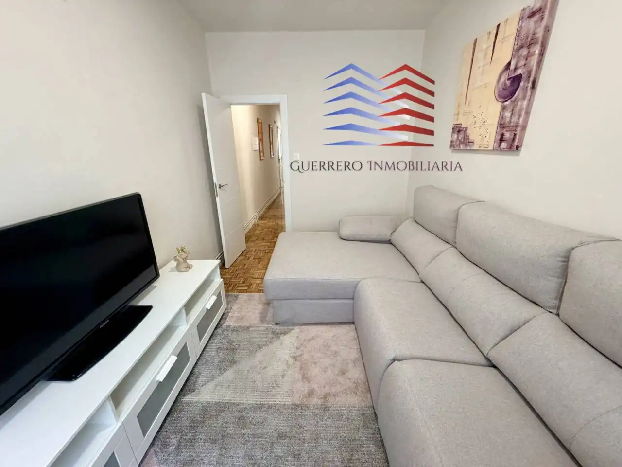 Wohnzimmer von Wohnung zur Miete in Ourense Capital  mit Heizung, Parkett und Möbliert