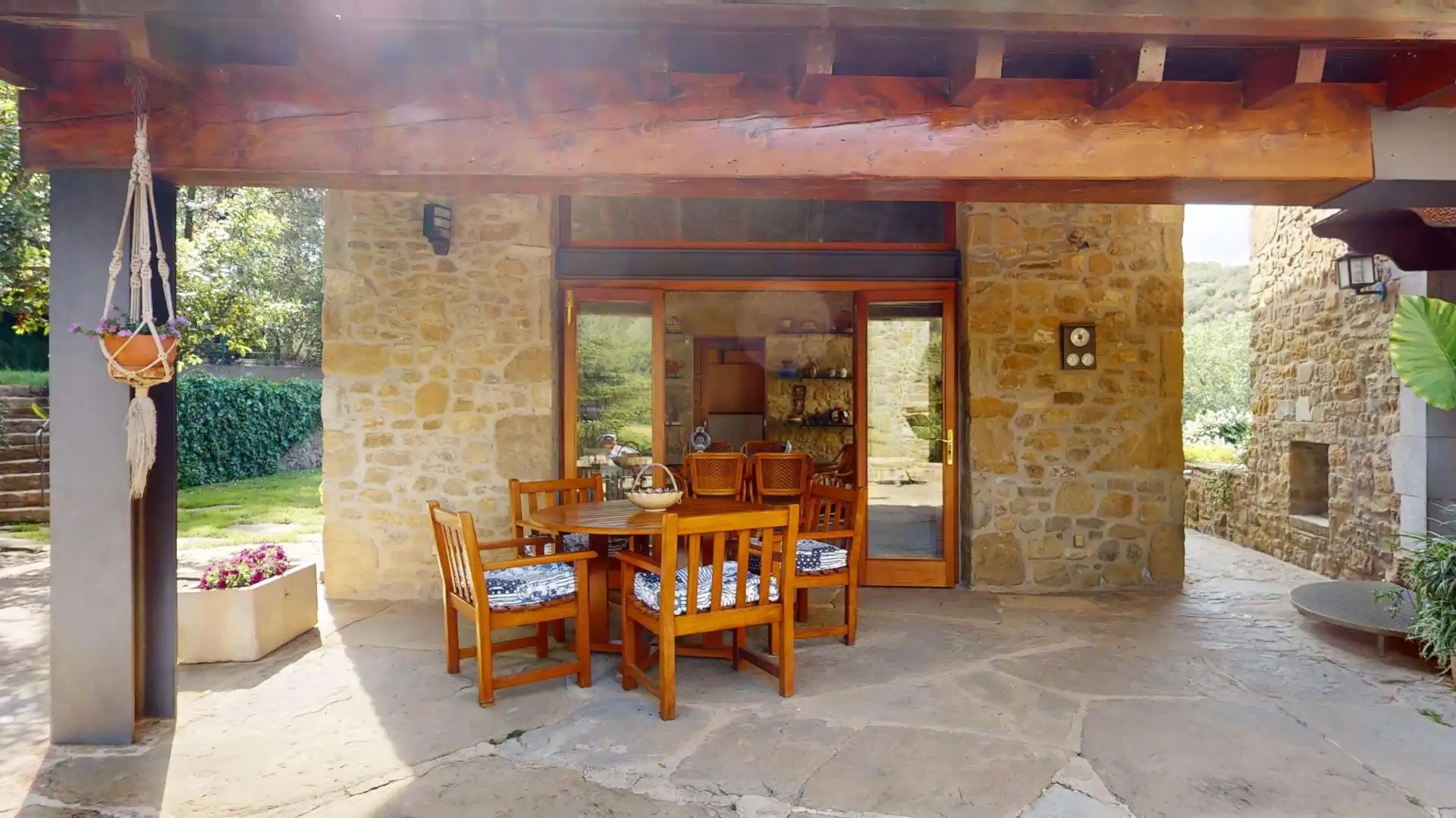 Terrace of Country homes for sale in Palol de Revardit  with Heating and Swimming Pool