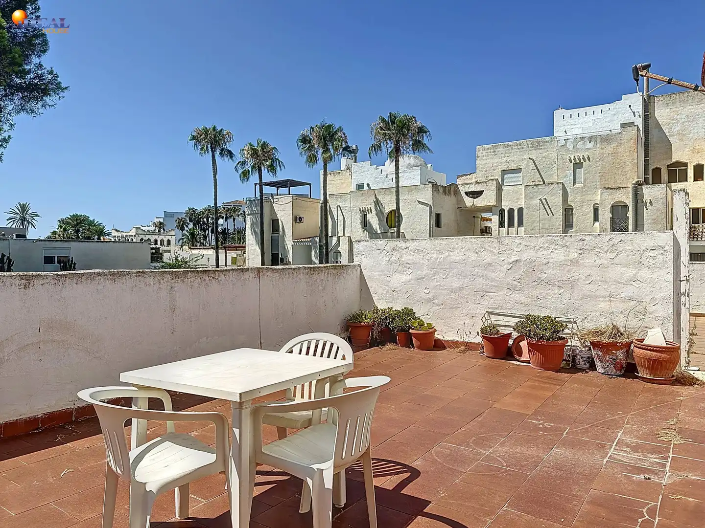 Terrace of Apartments for sale in Roquetas de Mar  with Private garden and Community pool