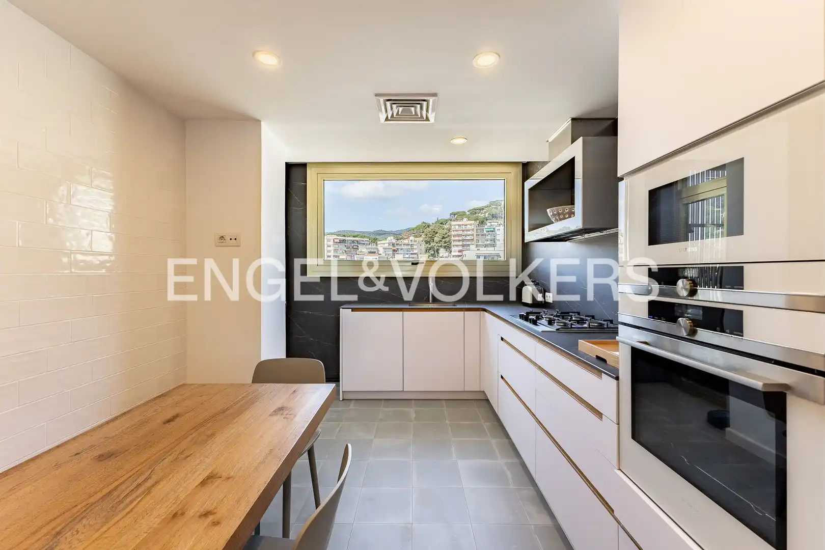 Cocina de Piso en venta en Caldes d'Estrac con Aire acondicionado, Calefacción y Jardín privado