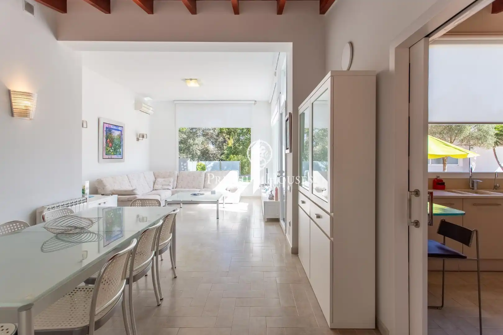 Living room of Houses for sale in Argentona  with Air Conditioner, Heating and Swimming Pool
