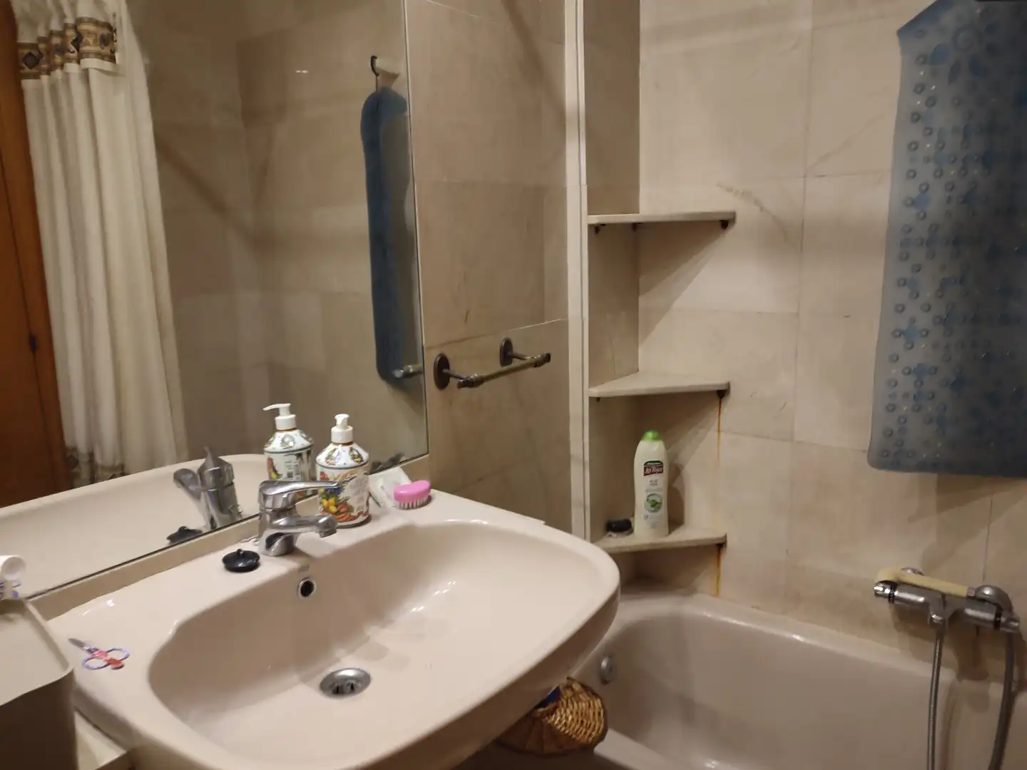 Bathroom of Flat for sale in Sant Adrià de Besòs  with Heating, Terrace and Furnished