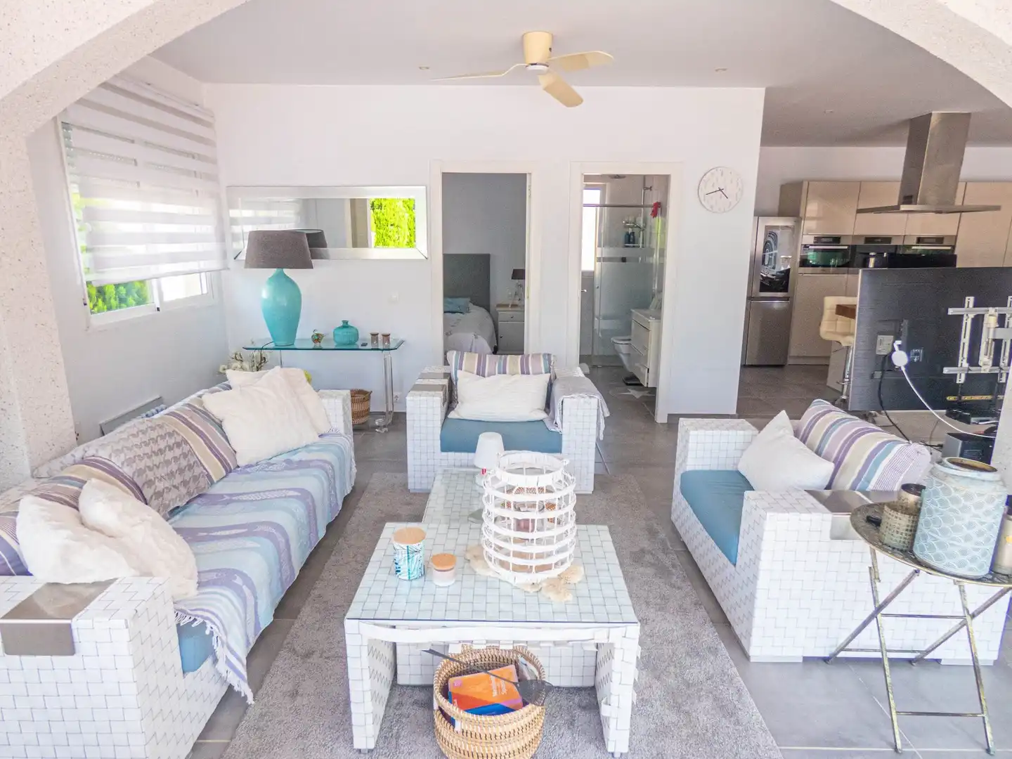 Sala de estar de Casa o chalet en venta en Rojales con Jardín privado, Terraza y Piscina