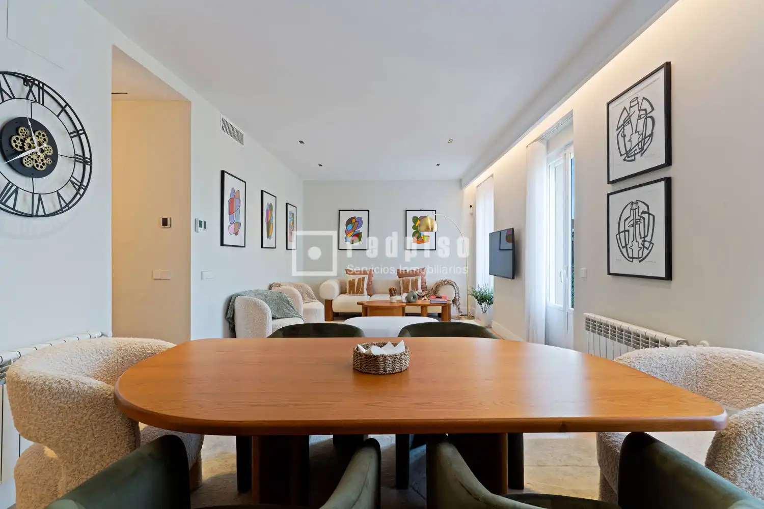 Sala de estar de Piso en venta en Madrid con Aire acondicionado y Amueblado