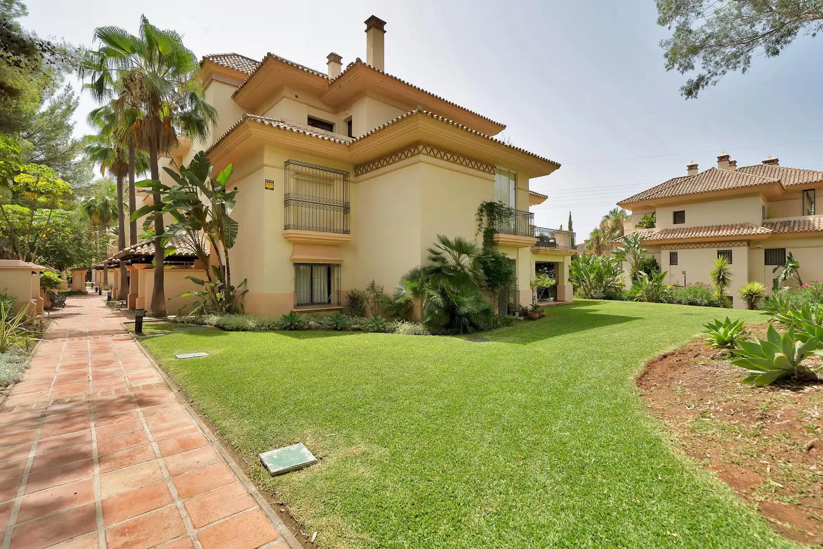 Garten von Wohnungen zur Miete in Marbella mit Klimaanlage, Heizung und Privatgarten