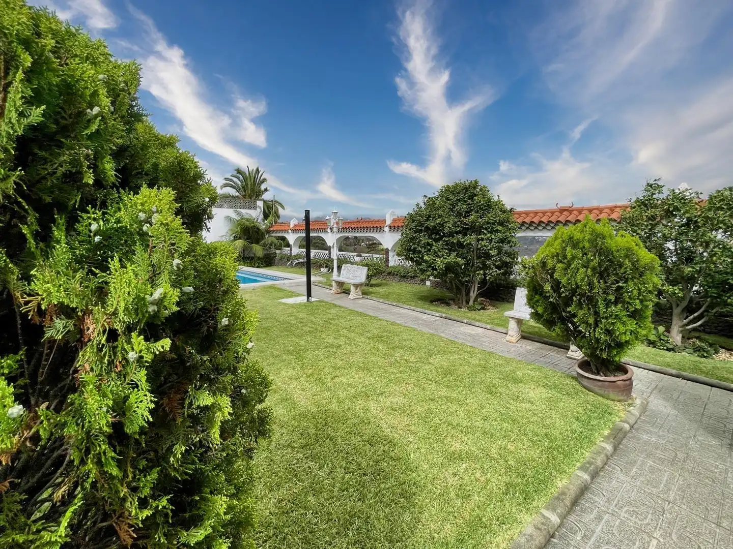 Jardín de Casa o chalet en venta en Santa Brígida con Terraza, Trastero y Piscina
