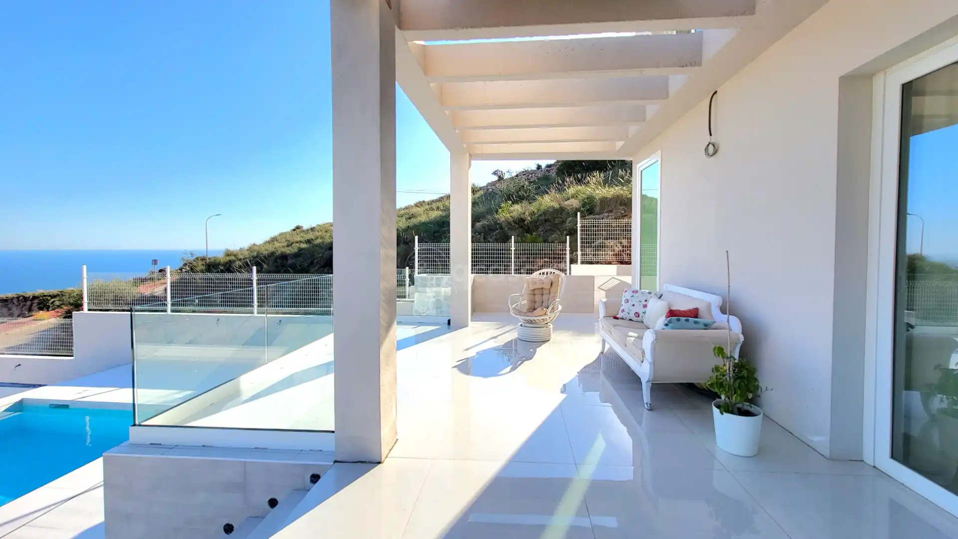 Terraza de Casa o chalet en venta en Benalmádena con Aire acondicionado, Calefacción y Jardín privado