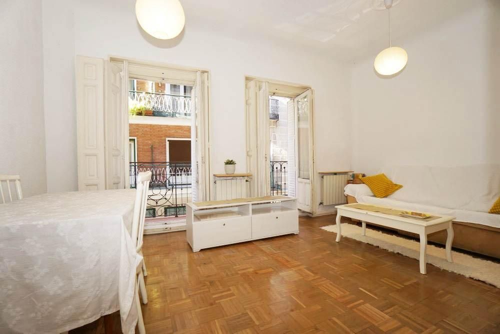 Bedroom of Flat to rent in  Madrid Capital  with Heating