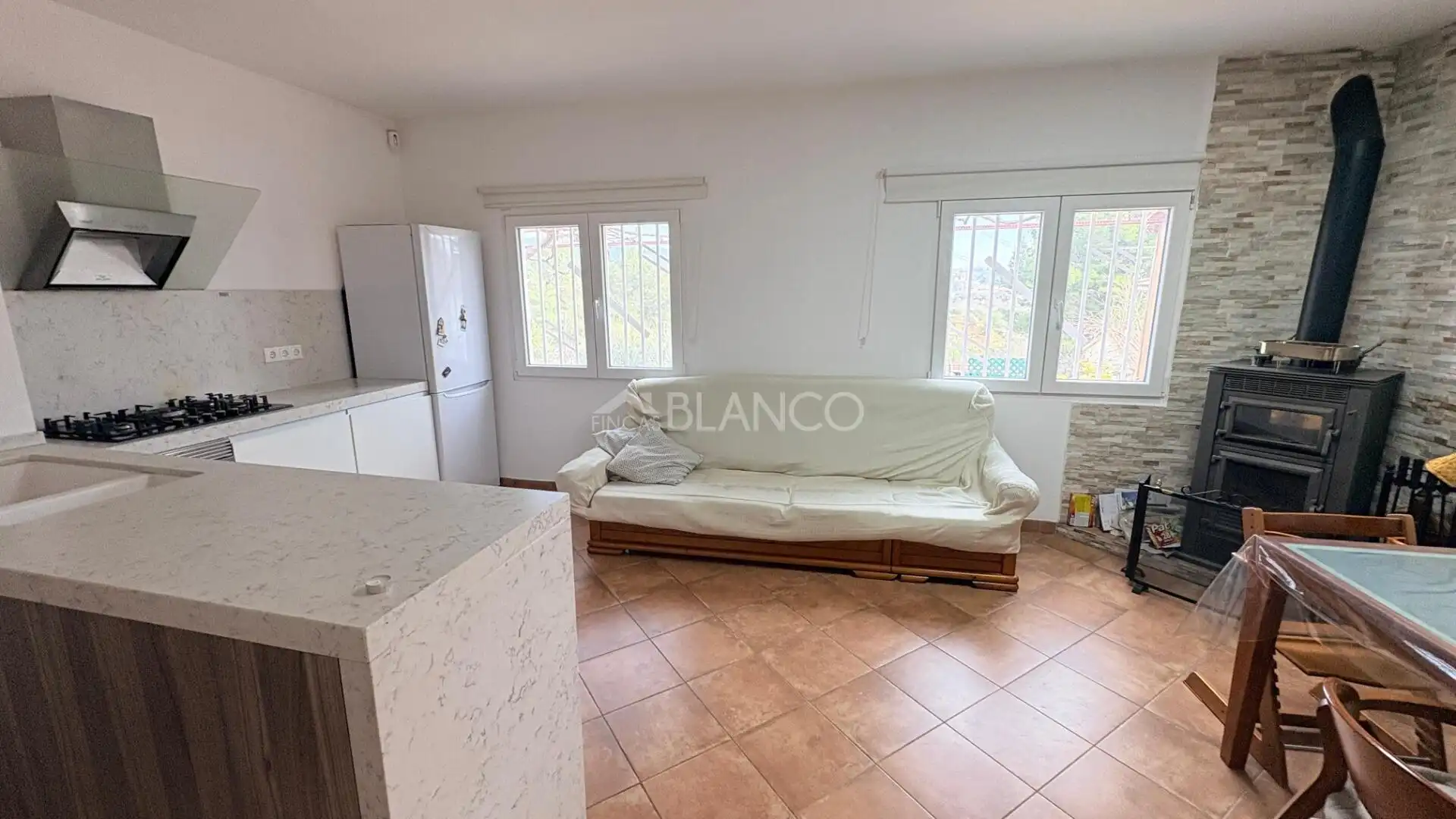 Sala d'estar de Casa o xalet en venda en Piera amb Aire condicionat i Calefacció