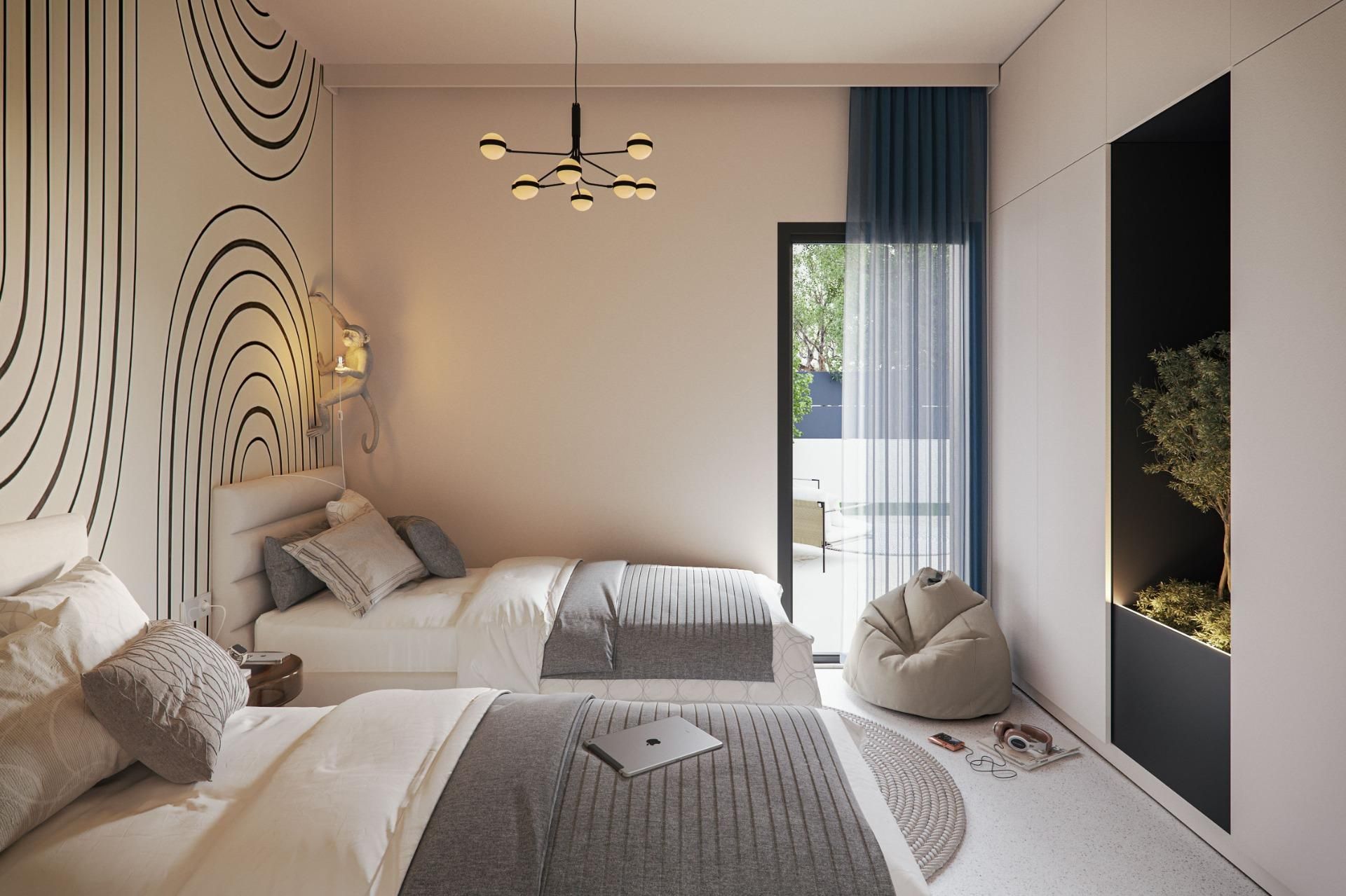 Dormitori de Casa o xalet en venda en Orihuela amb Aire condicionat i Piscina