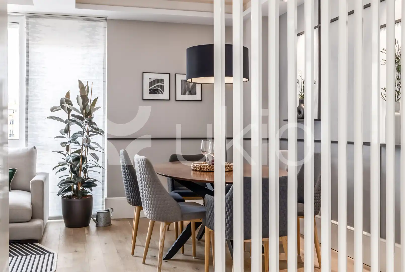 Dining room of Duplexes for rent in Madrid  with Air Conditioner, Heating and Furnished