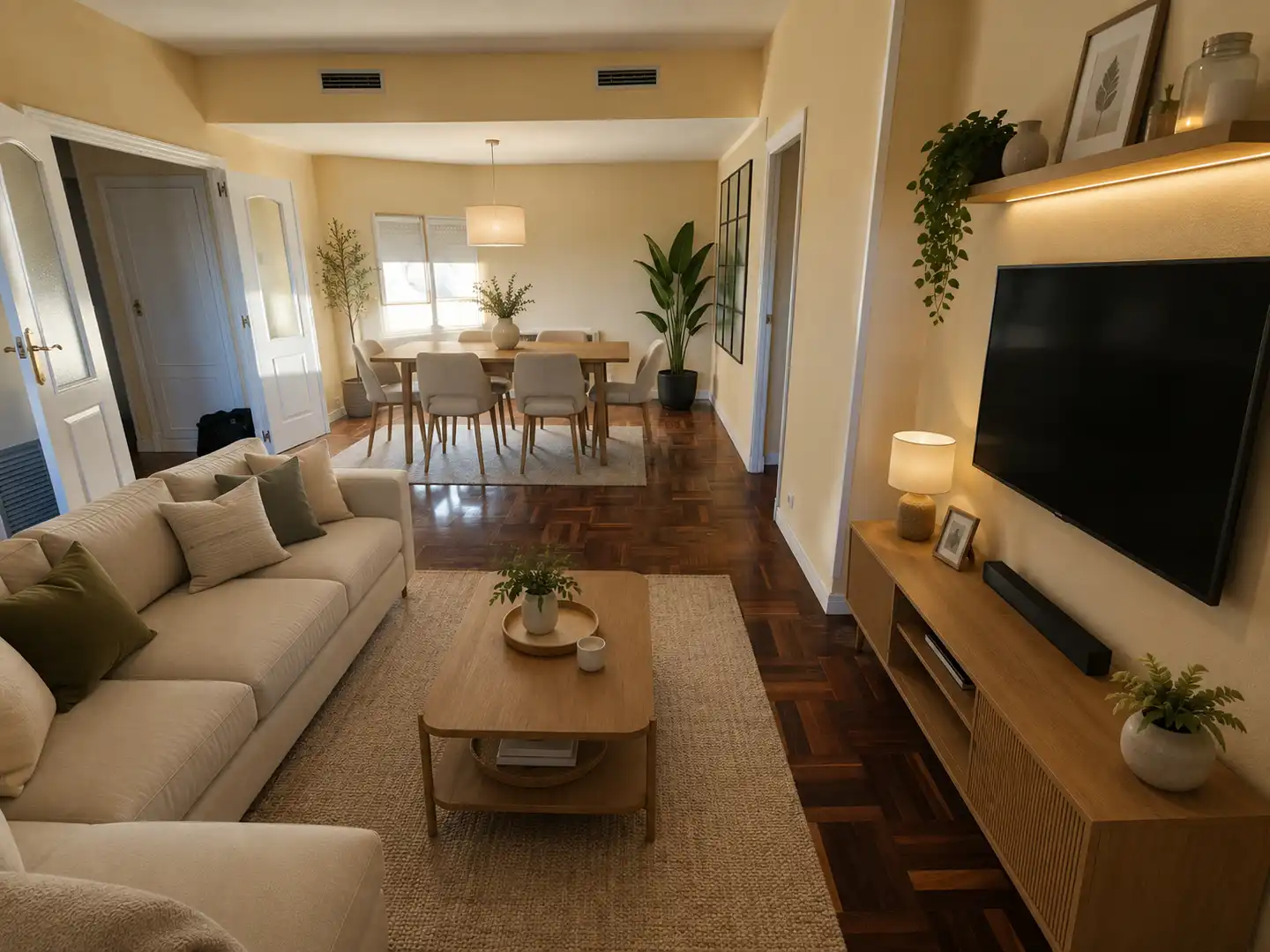 Sala de estar de Piso en venta en Argés con Aire acondicionado, Calefacción y Parquet