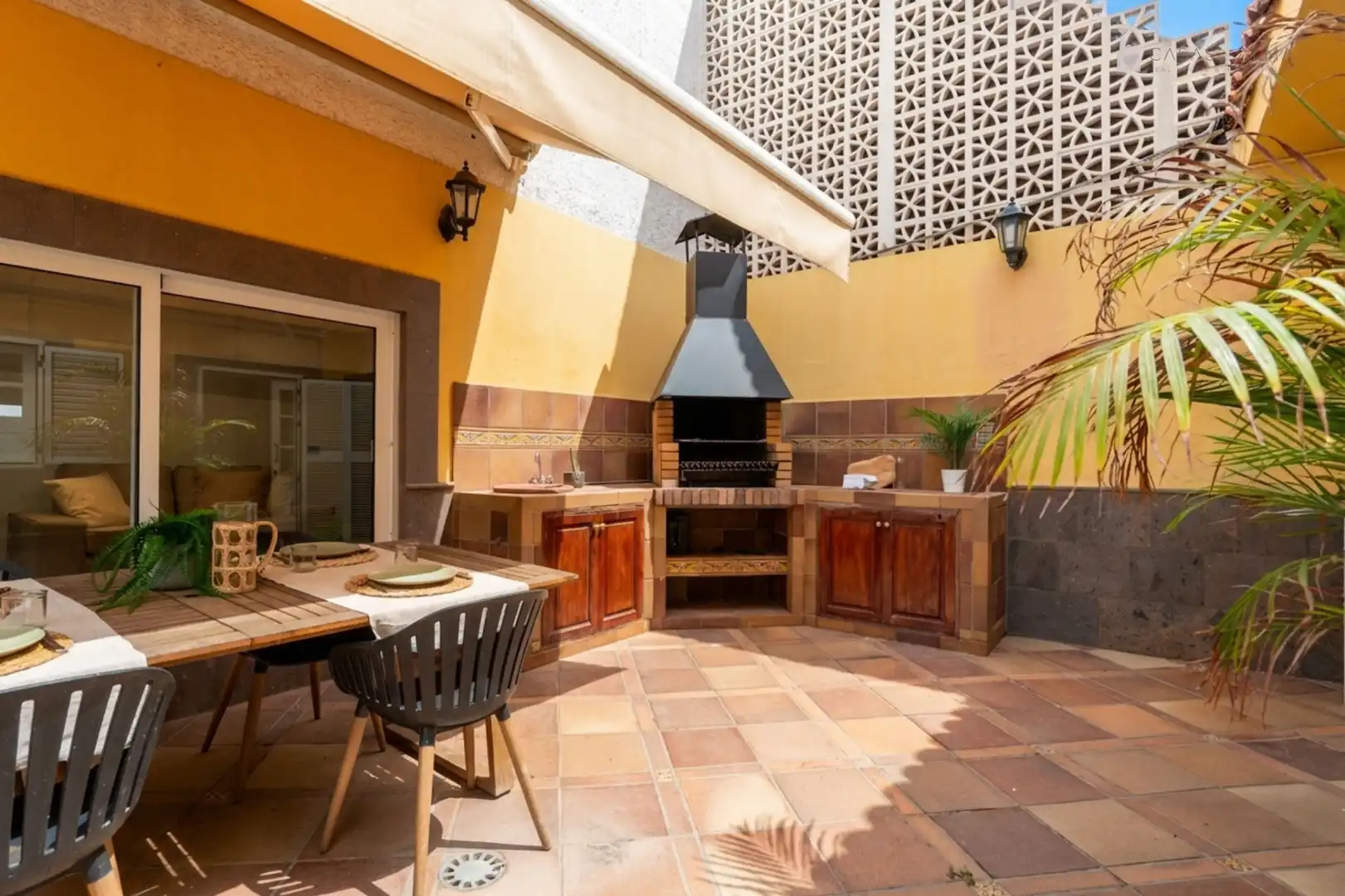 Terrassa de Casa adosada en venda en Las Palmas de Gran Canaria amb Aire condicionat, Parquet i Terrassa