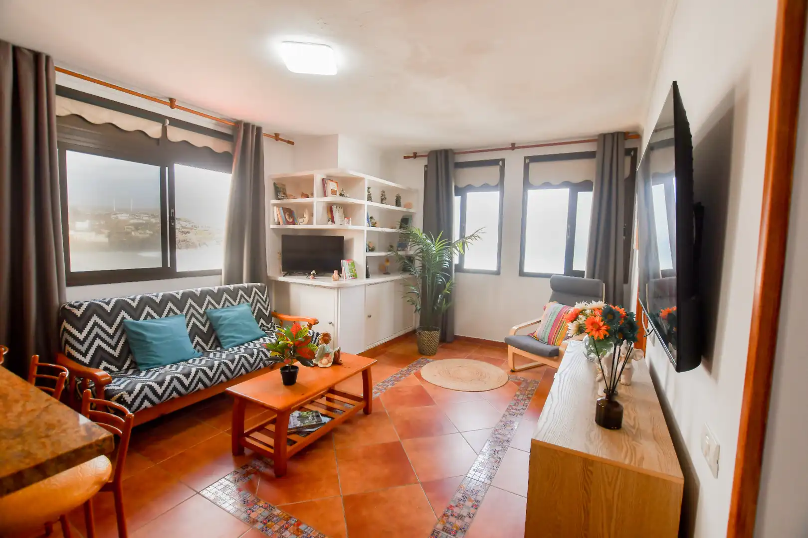 Wohnzimmer von Wohnung zum Verkauf in Gáldar mit Möbliert