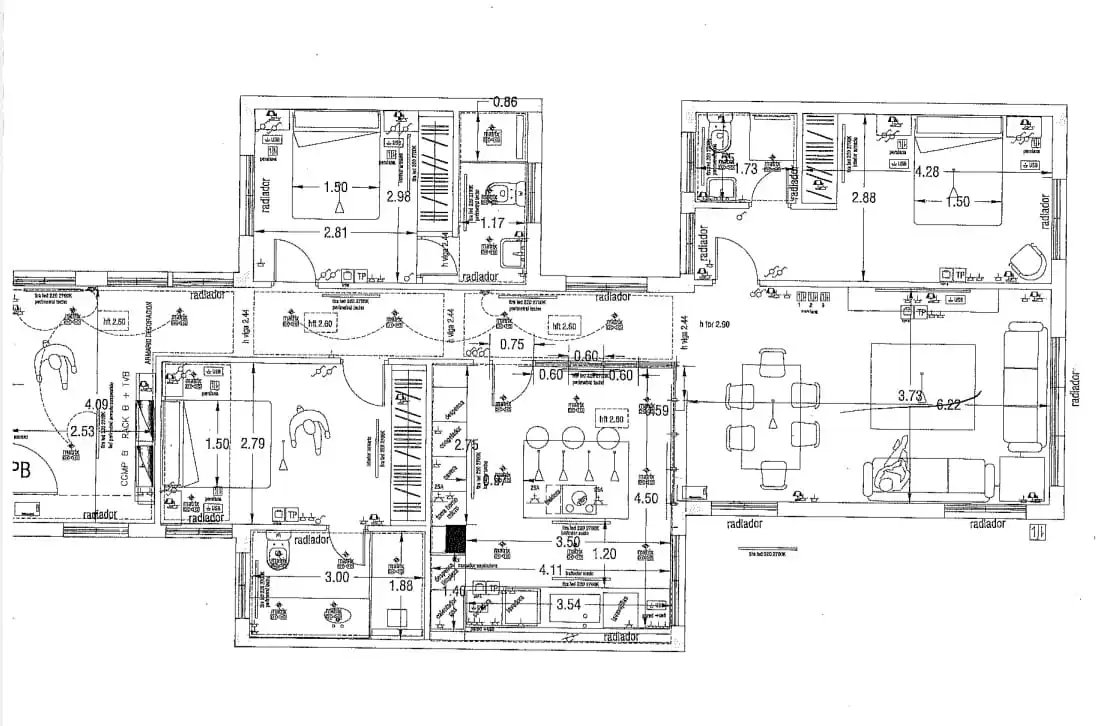 Flat for rent in Calle Asturias, Parque San Francisco - Uría