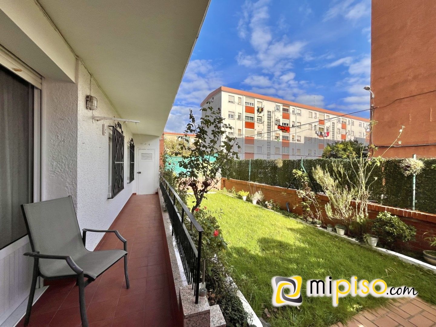 Garden of Flat for sale in Laredo  with Heating, Terrace and Furnished