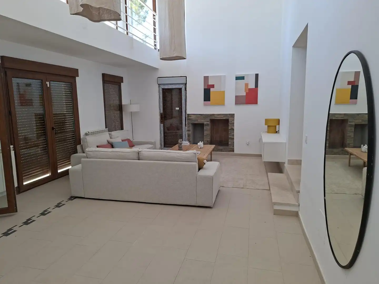 Living room of Houses for sale in Lozoyuela-Navas-Sieteiglesias