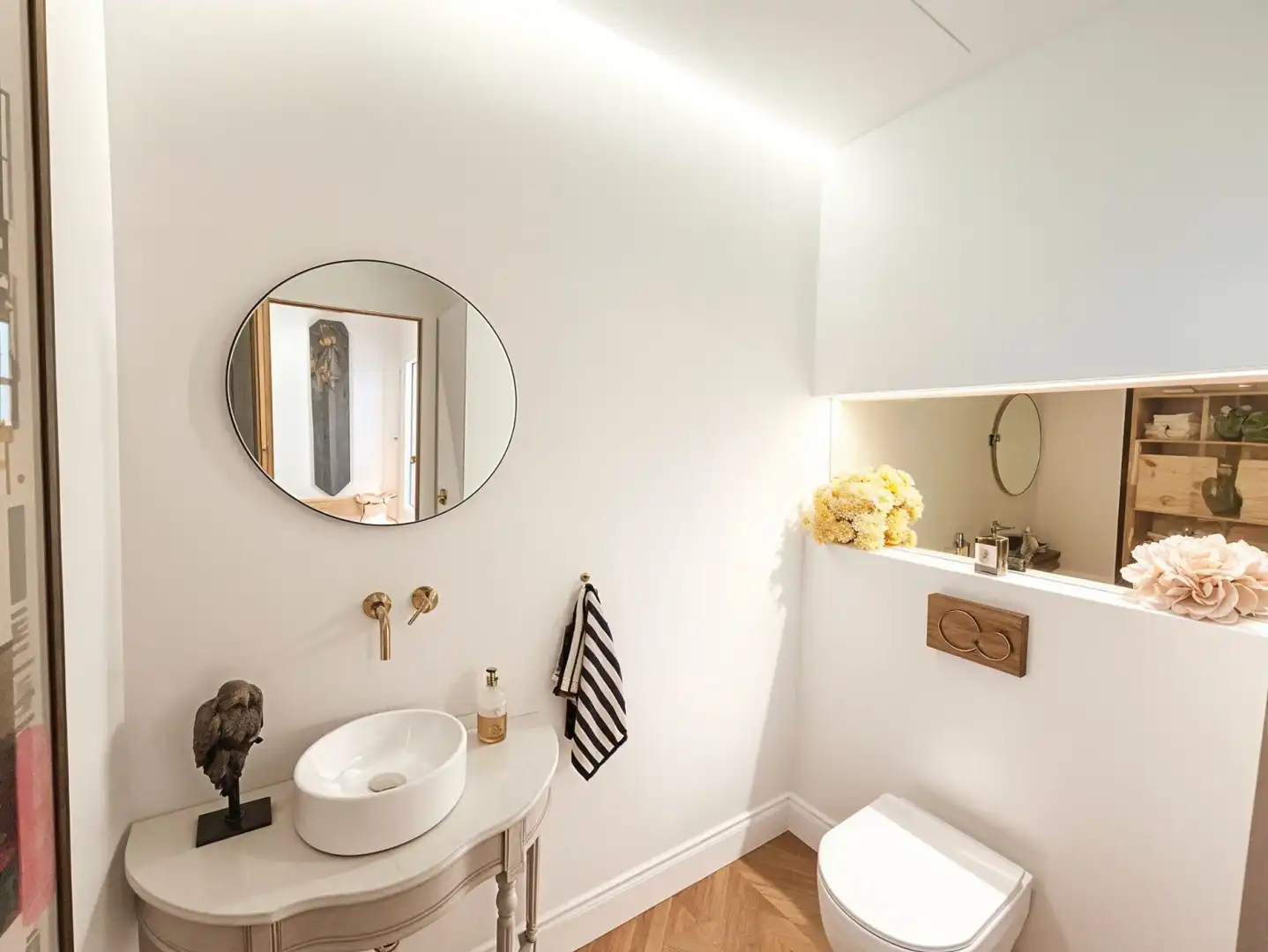 Badezimmer von Dachboden zum Verkauf in  Palma de Mallorca mit Klimaanlage, Heizung und Terrasse