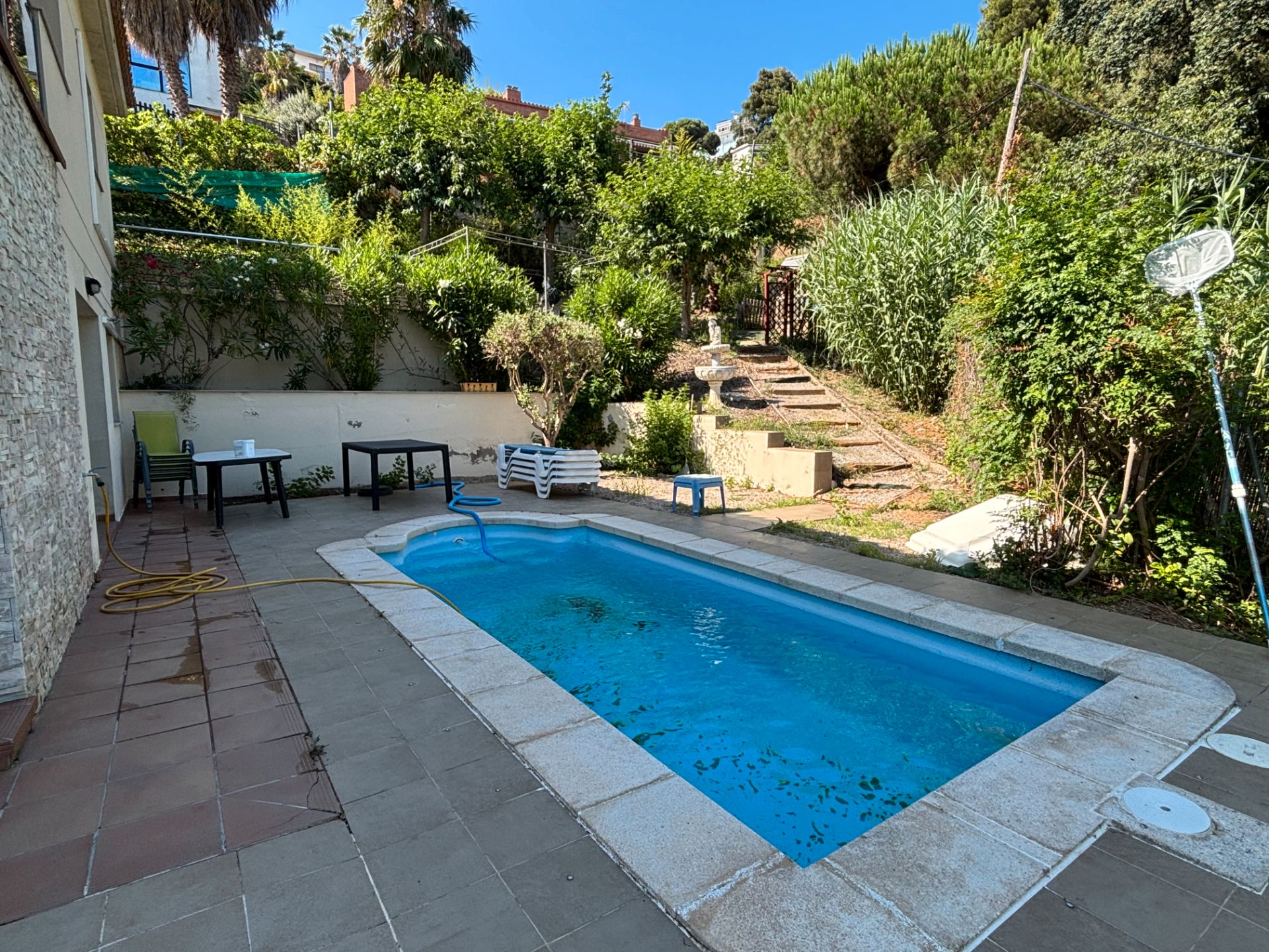Piscina de Casa o xalet de lloguer en Santa Susanna amb Aire condicionat, Calefacció i Jardí privat