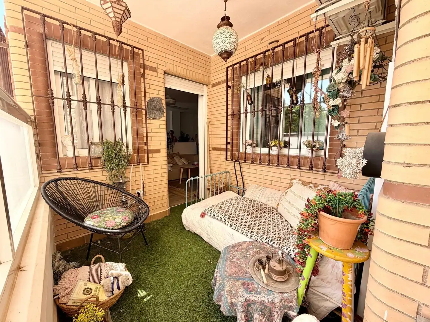 Balcony of Flat for sale in Roquetas de Mar  with Air Conditioner, Heating and Terrace