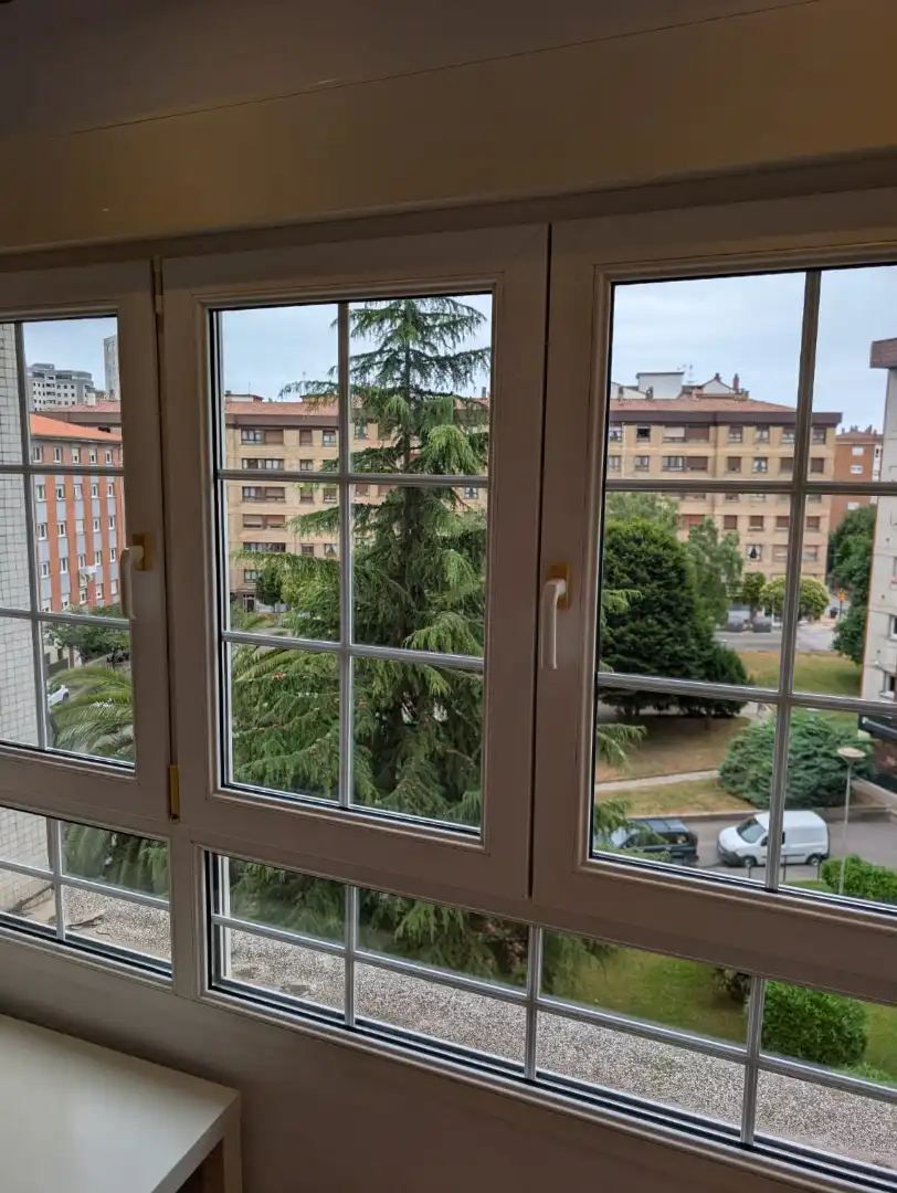 Bedroom of Flat for sale in Gijón   with Heating, Private garden and Parquet flooring