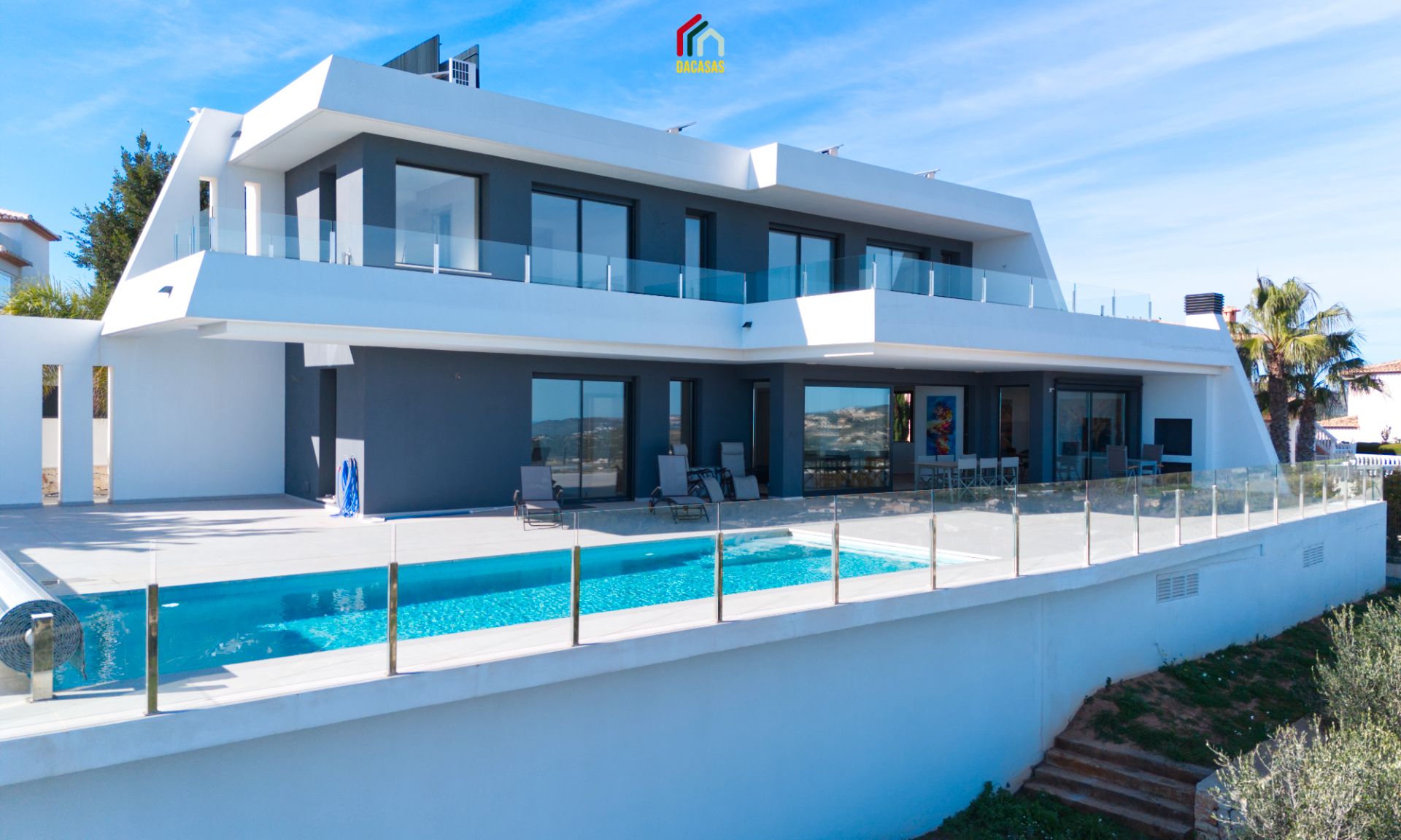 Vista exterior de Casa o xalet en venda en Moraira amb Aire condicionat, Calefacció i Jardí privat