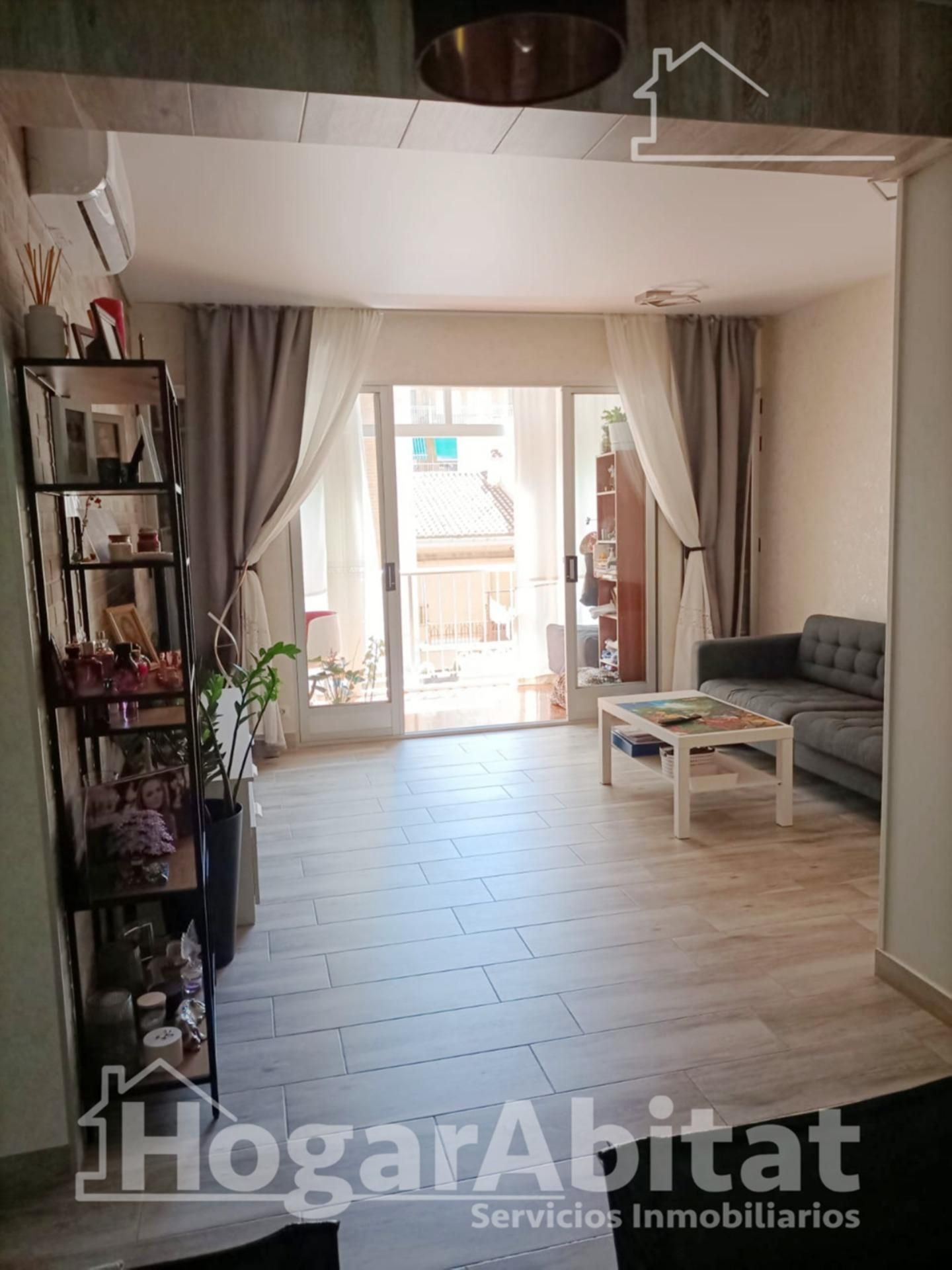Sala de estar de Piso en venta en Sueca con Aire acondicionado, Calefacción y Balcón