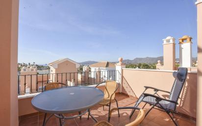 Terrasse von Einfamilien-Reihenhaus zum verkauf in Pulpí mit Klimaanlage und Schwimmbad