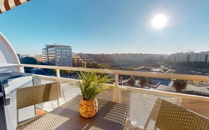 Terrace of Flat for sale in  Sevilla Capital  with Air Conditioner, Heating and Parquet flooring