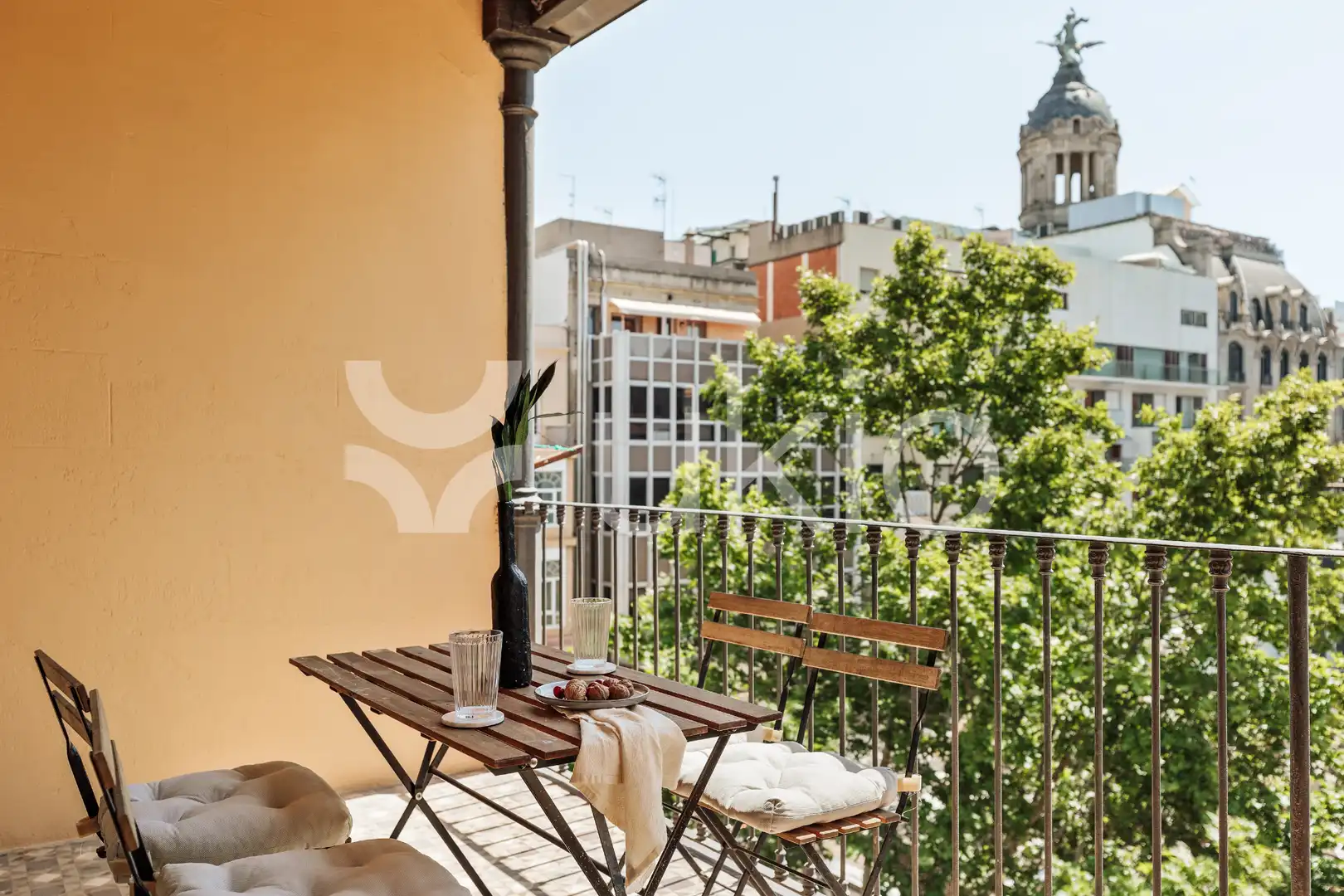 Terrasse von Wohnungen zur Miete in Barcelona mit Klimaanlage, Heizung und Terrasse