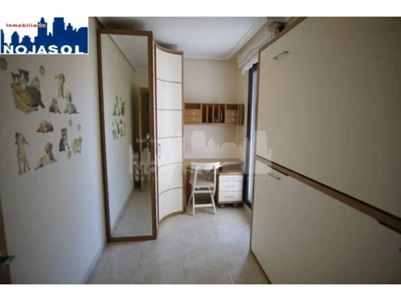 Schlafzimmer von Wohnung zur Miete in Noja mit Heizung, Privatgarten und Terrasse