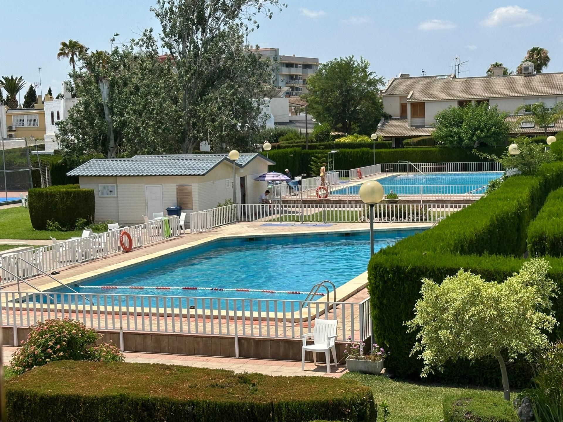 Swimming pool of Single-family semi-detached to rent in Canet d'En Berenguer  with Private garden, Terrace and Swimming Pool