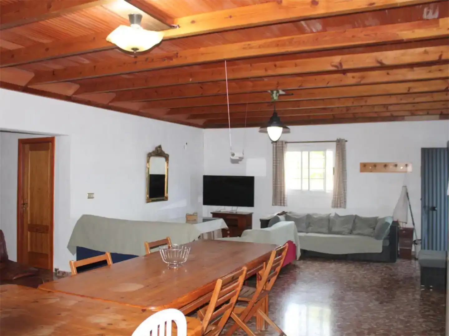 Sala d'estar de Finca rústica de lloguer en Motril amb Jardí privat, Piscina i Moblat