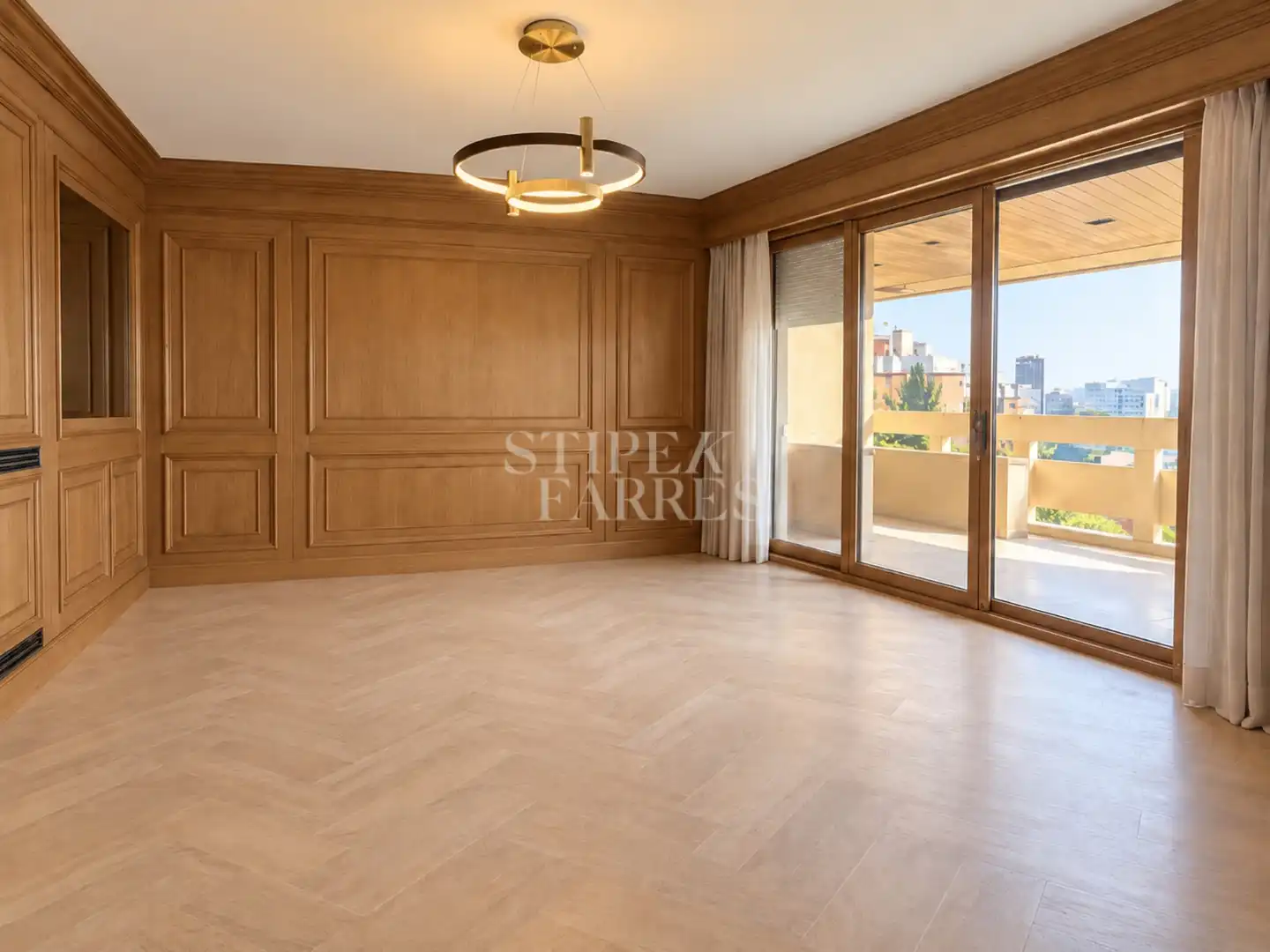 Sala de estar de Ático de alquiler en Les Corts