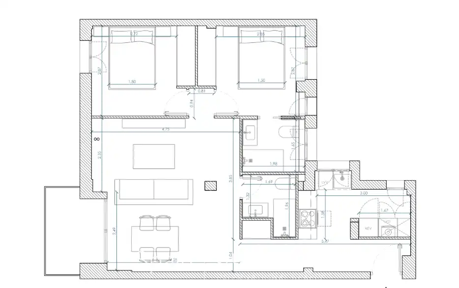 Apartament amb ascensor en venda a Paseo de la Castellana, imagen 41