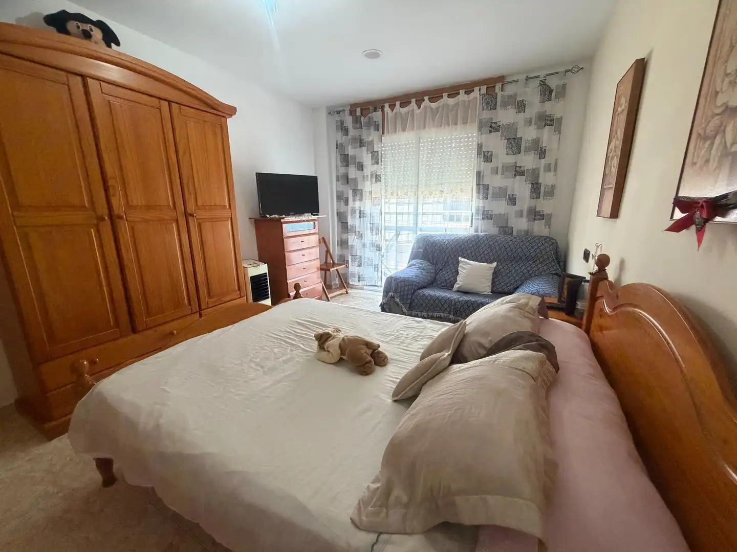 Bedroom of Flat for sale in Águilas  with Air Conditioner, Terrace and Furnished