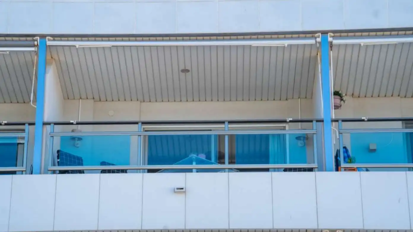 Terraza de Apartamento en venta en Calpe / Calp con Aire acondicionado, Calefacción y Jardín privado