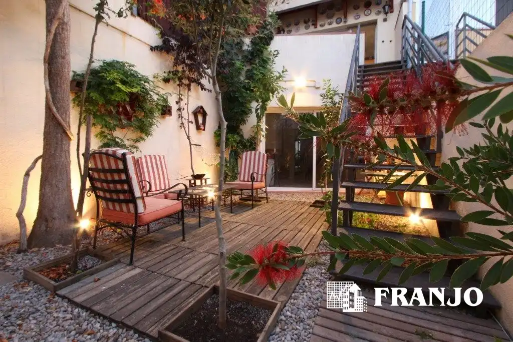 Terraza de Casa adosada en venta en Sabadell con Aire acondicionado, Calefacción y Jardín privado