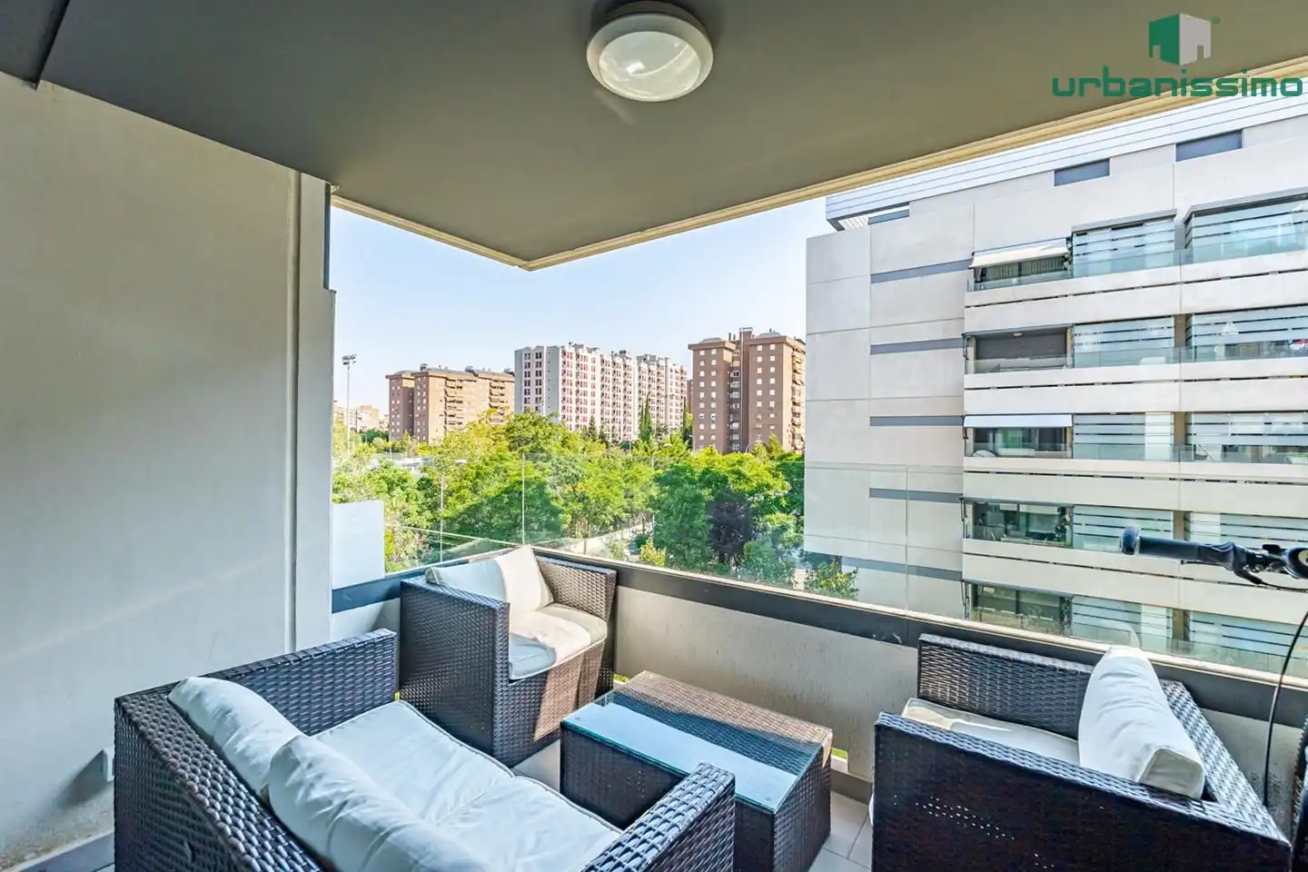 Terrace of Flat for sale in Madrid  with Air Conditioner, Terrace and Storage room