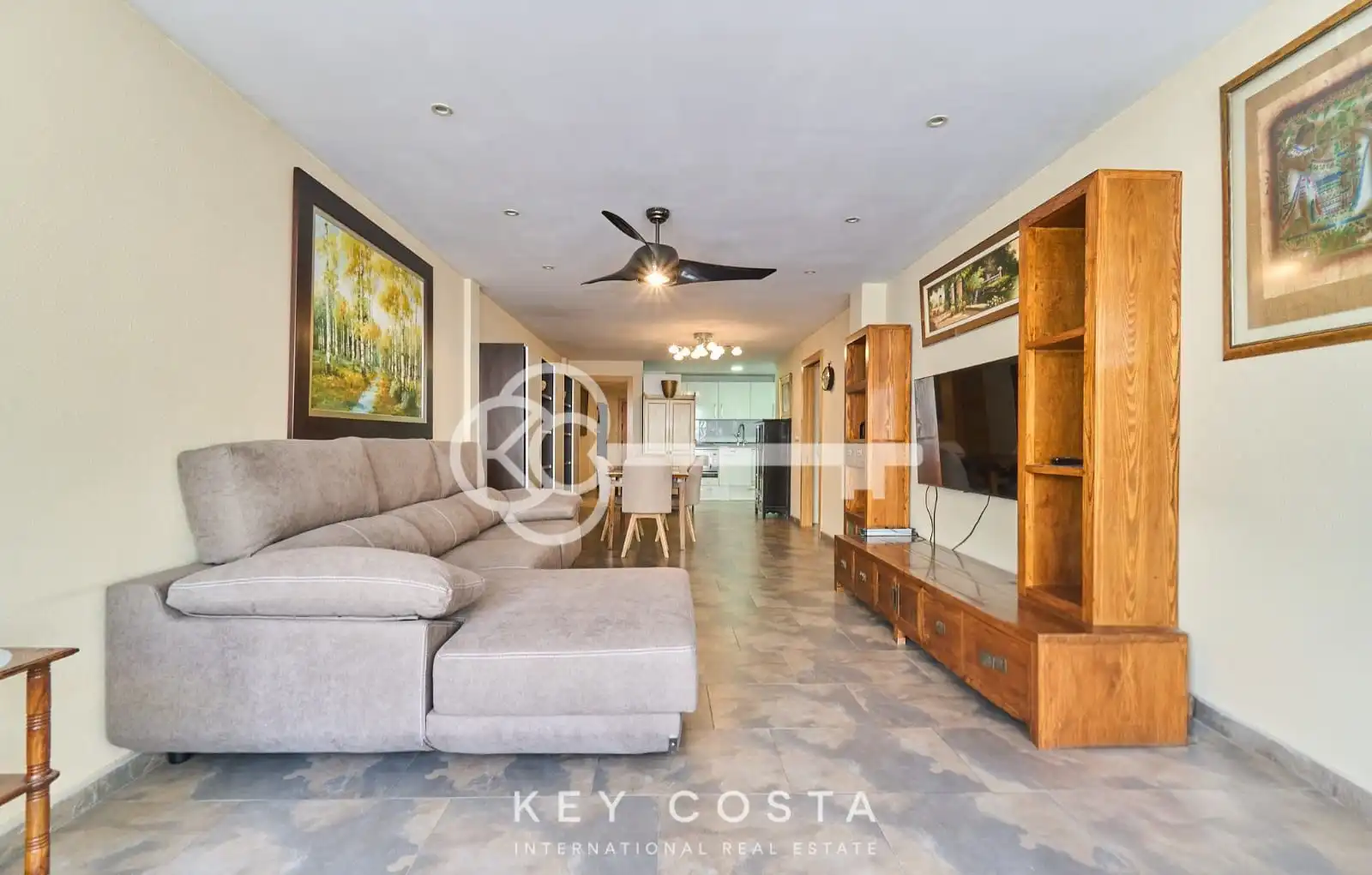 Living room of Flat for rent in Centro