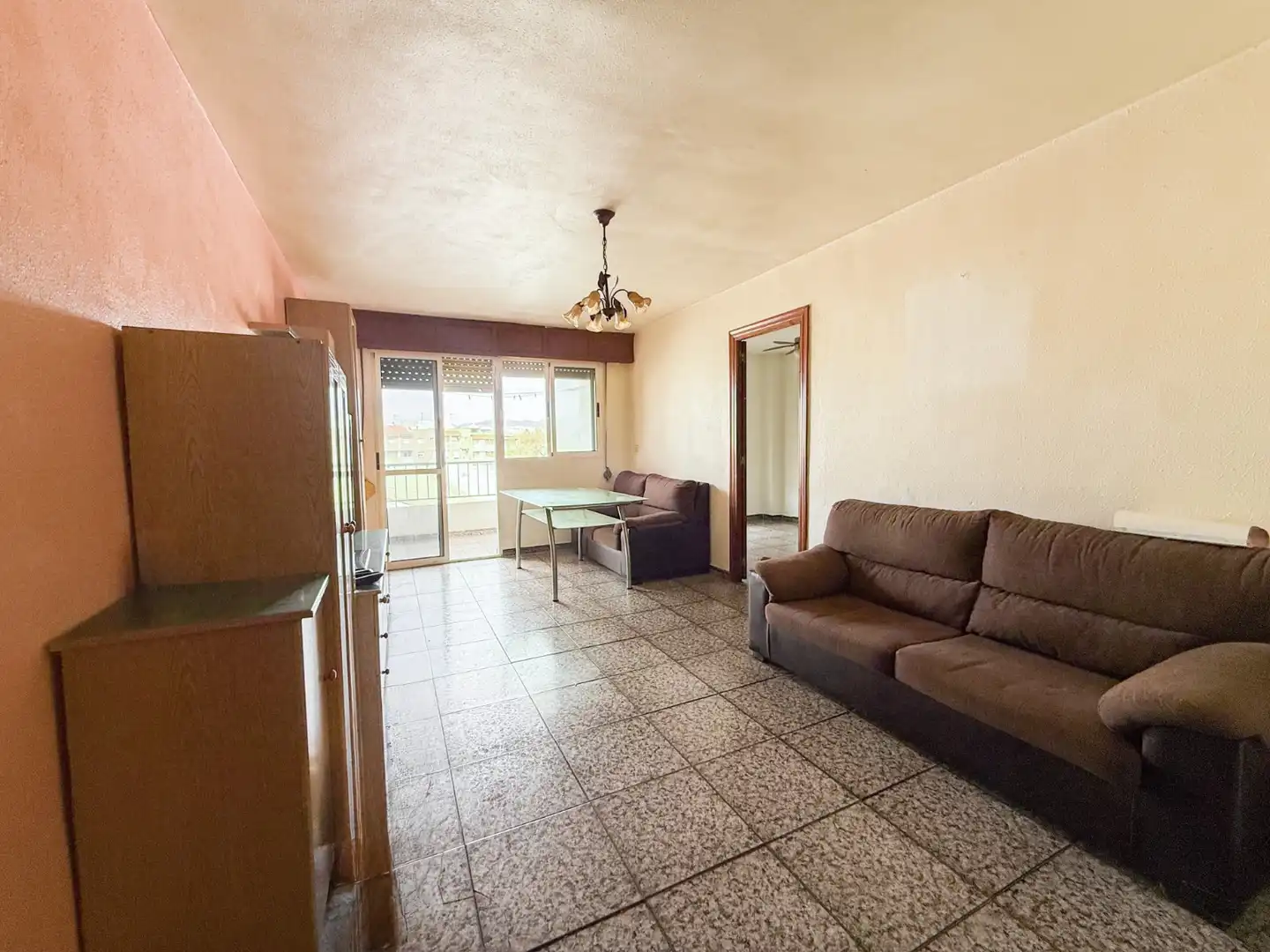 Living room of Flat for sale in Águilas  with Furnished and Balcony