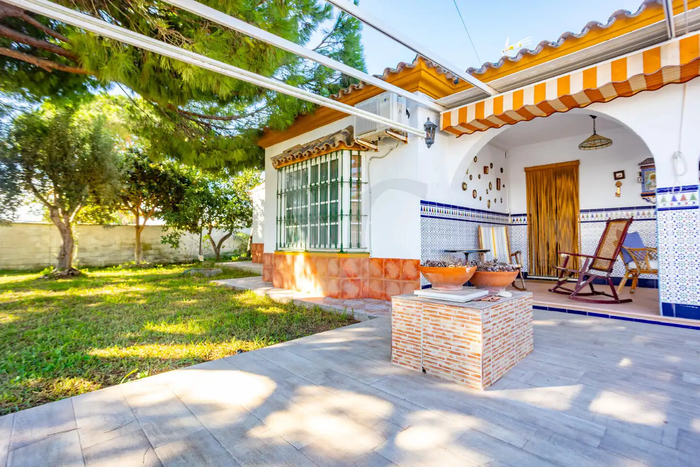 Garden of Houses for sale in Chiclana de la Frontera
