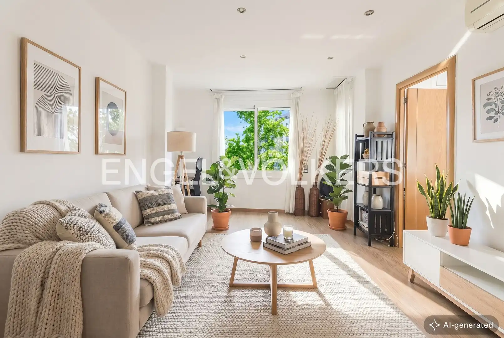 Sala de estar de Piso en venta en Barcelona con Aire acondicionado, Calefacción y Balcón