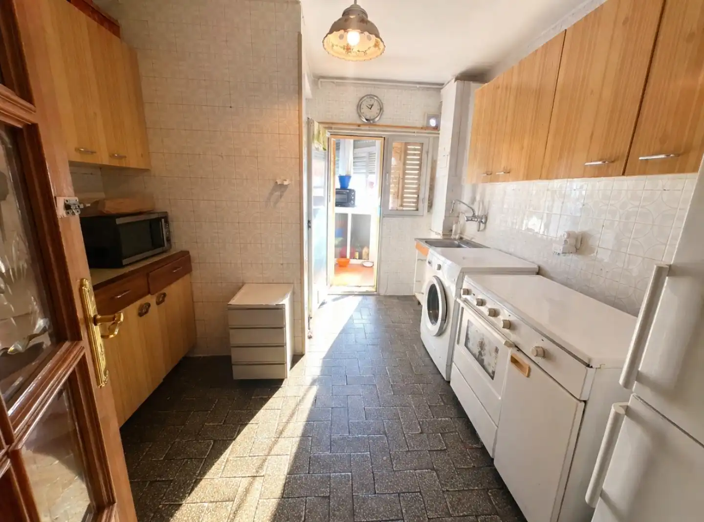 Cuina de Pis en venda en Madrid amb Calefacció, Parquet i Terrassa